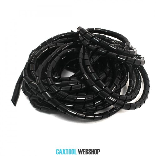 Spirálová ochrana kabelů 10mm 10m - černý