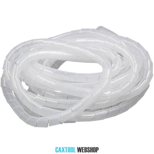 Spirálová ochrana kabelů 10mm 10m - bílá