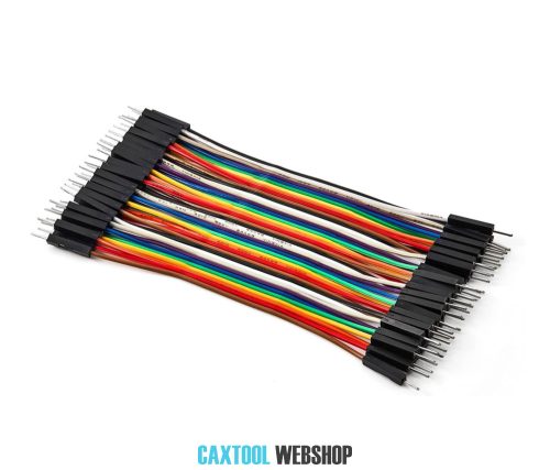 Samec - Samec DuPont propojovací kabel 40ks 10cm
