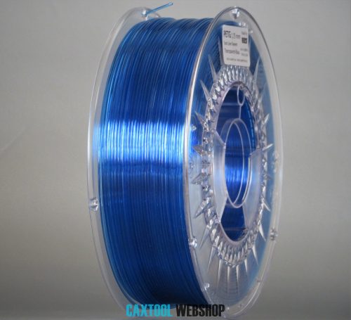 PETG filament 1.75mm modrá transparentní